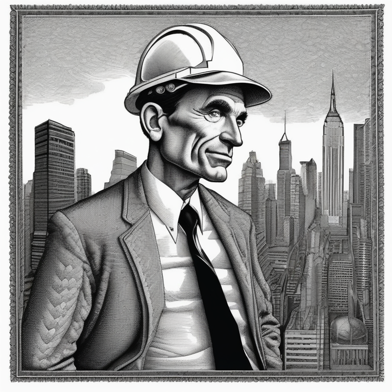 a construction worker with tools