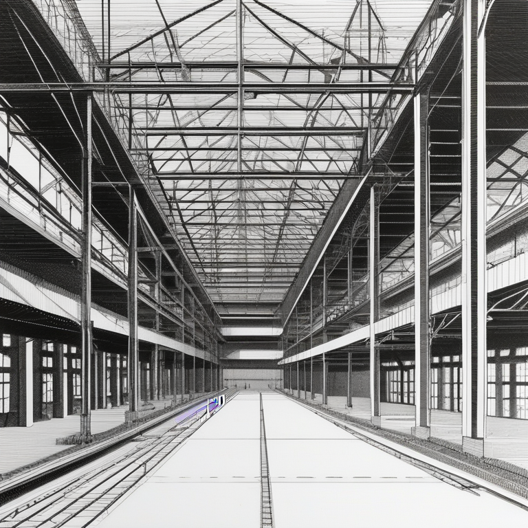 an industrial manufacturing facility