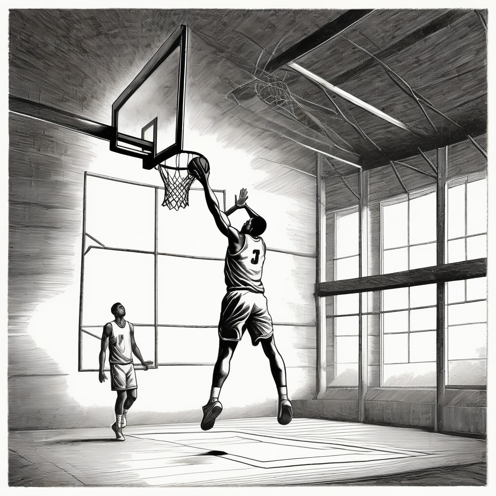 basketball player shooting