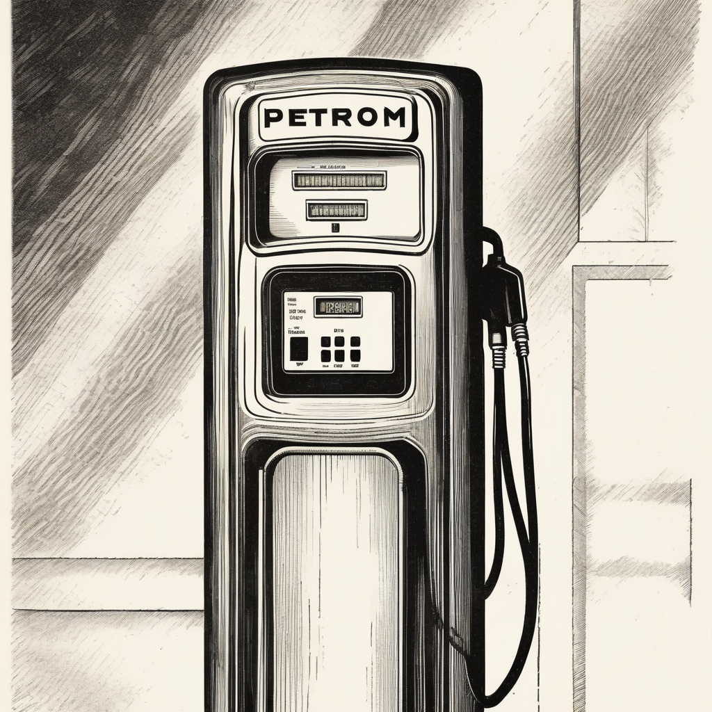 gas station pump display
