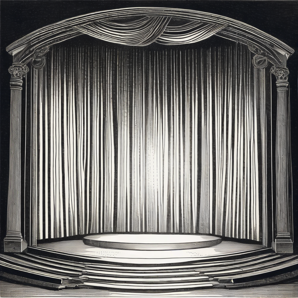 concert stage with lighting