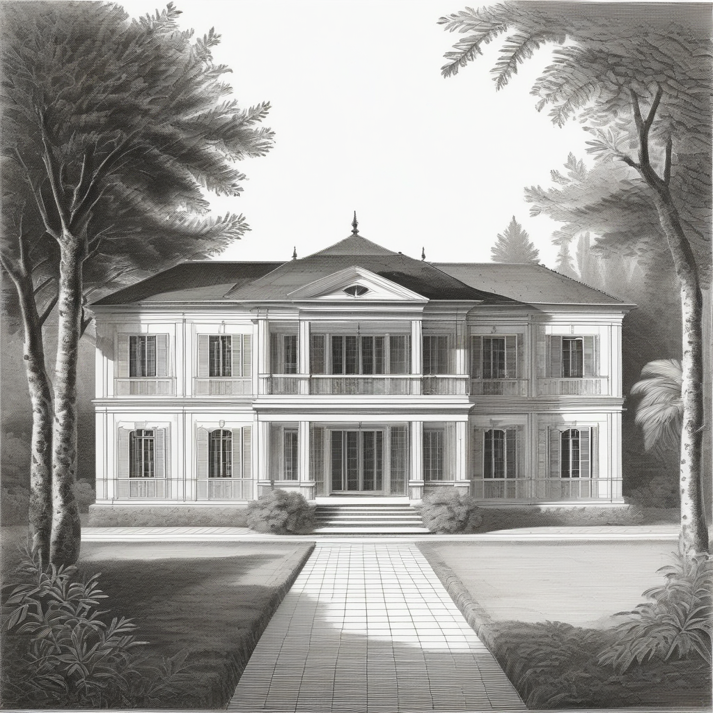 a historic spa villa building