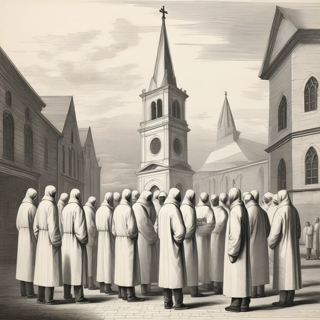 athletes in doctor costumes in Cluj's center