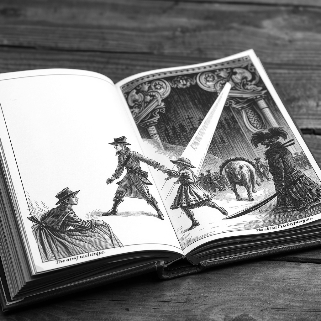 vintage book on table
