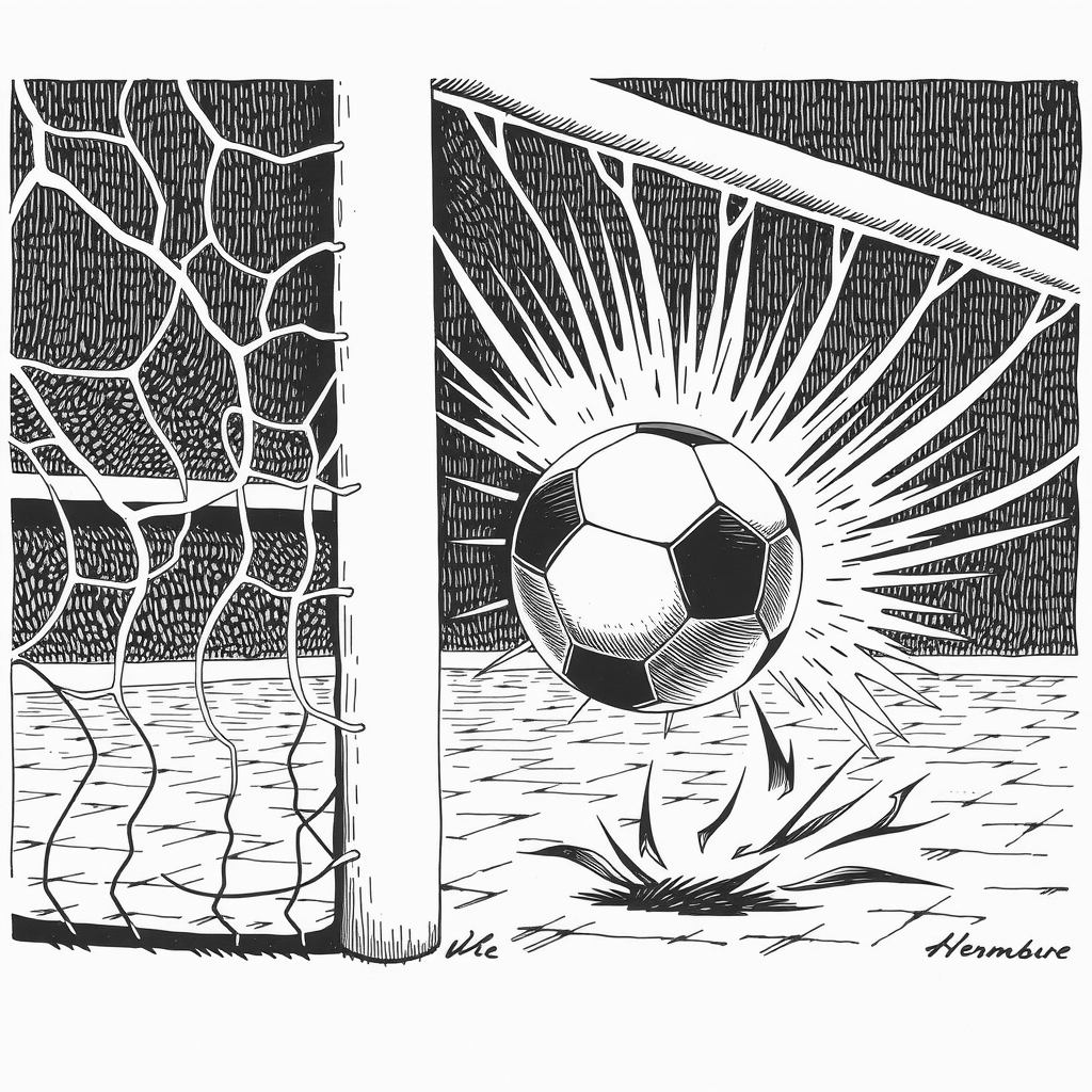 goal scored in net