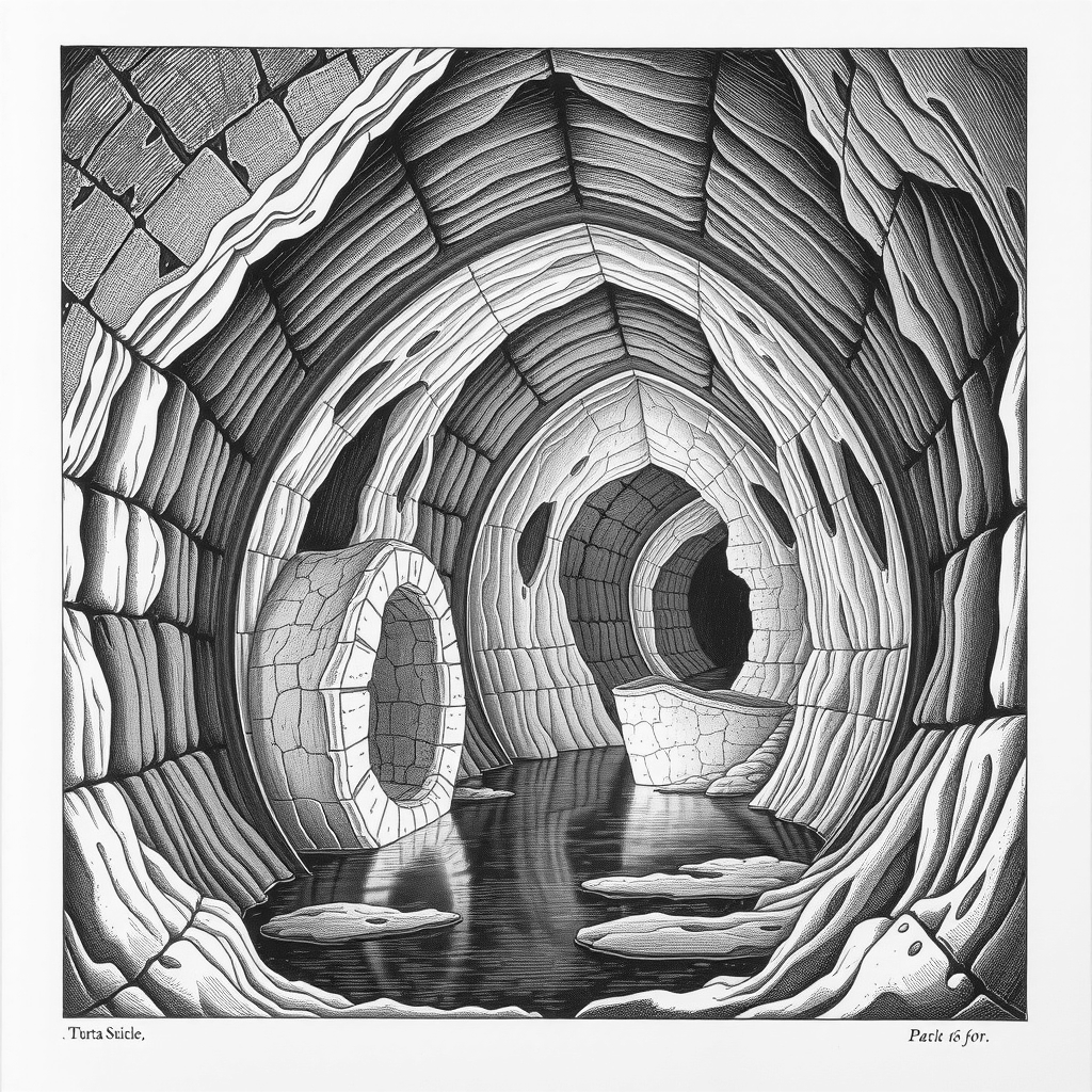 salt mine interior chamber