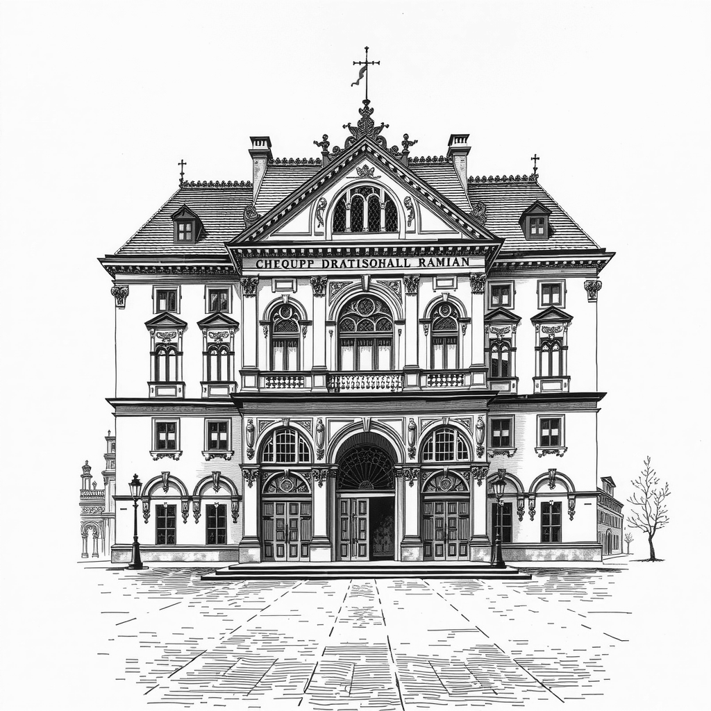 a historic city hall building in Cluj-Napoca
