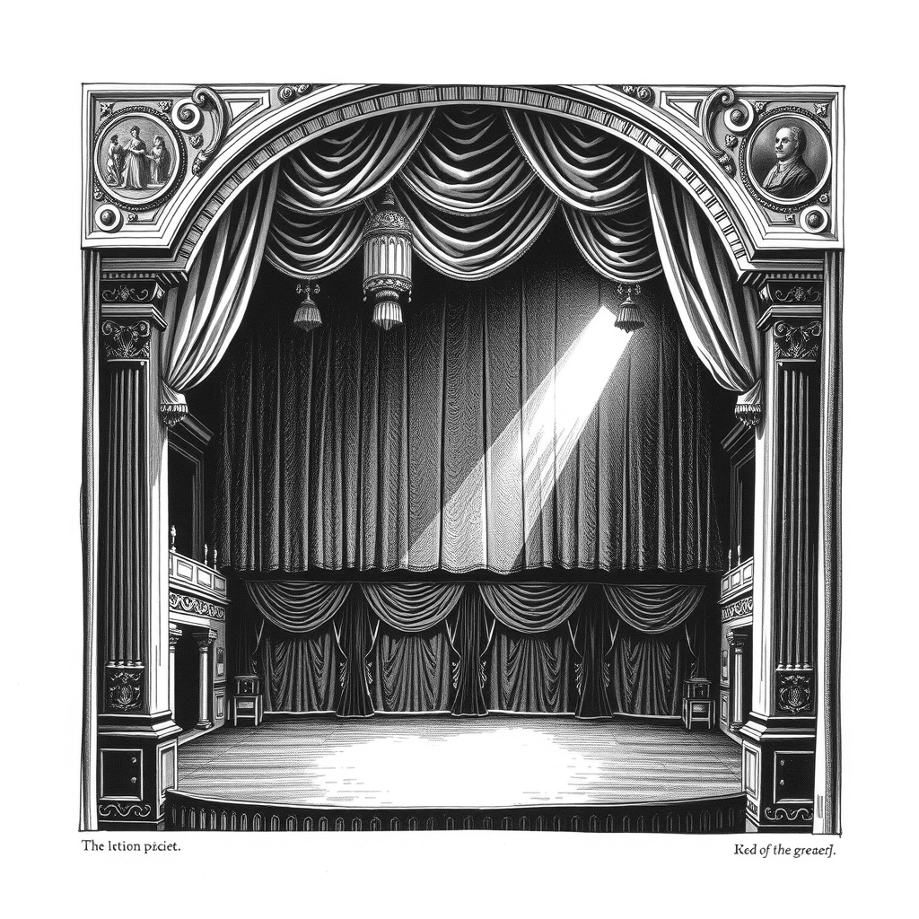 a theatre stage interior
