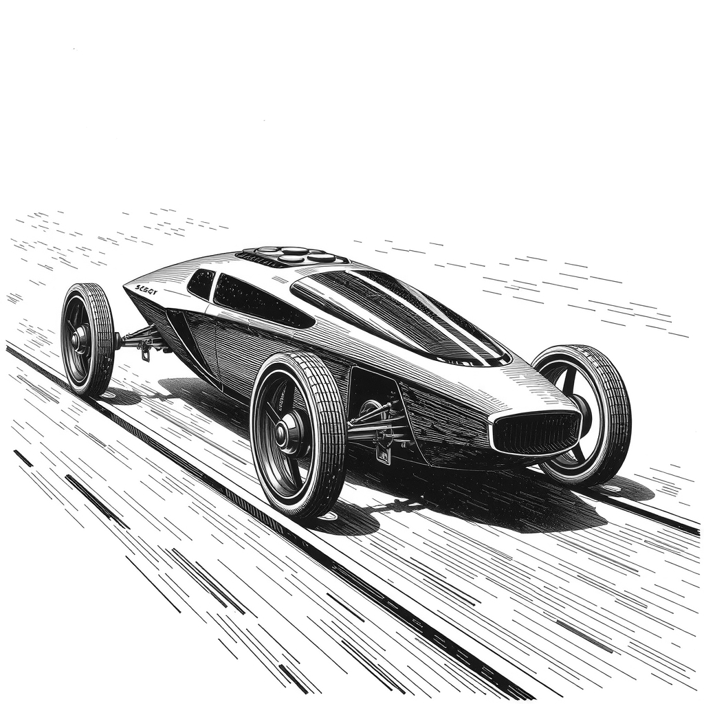 a solar-powered experimental car