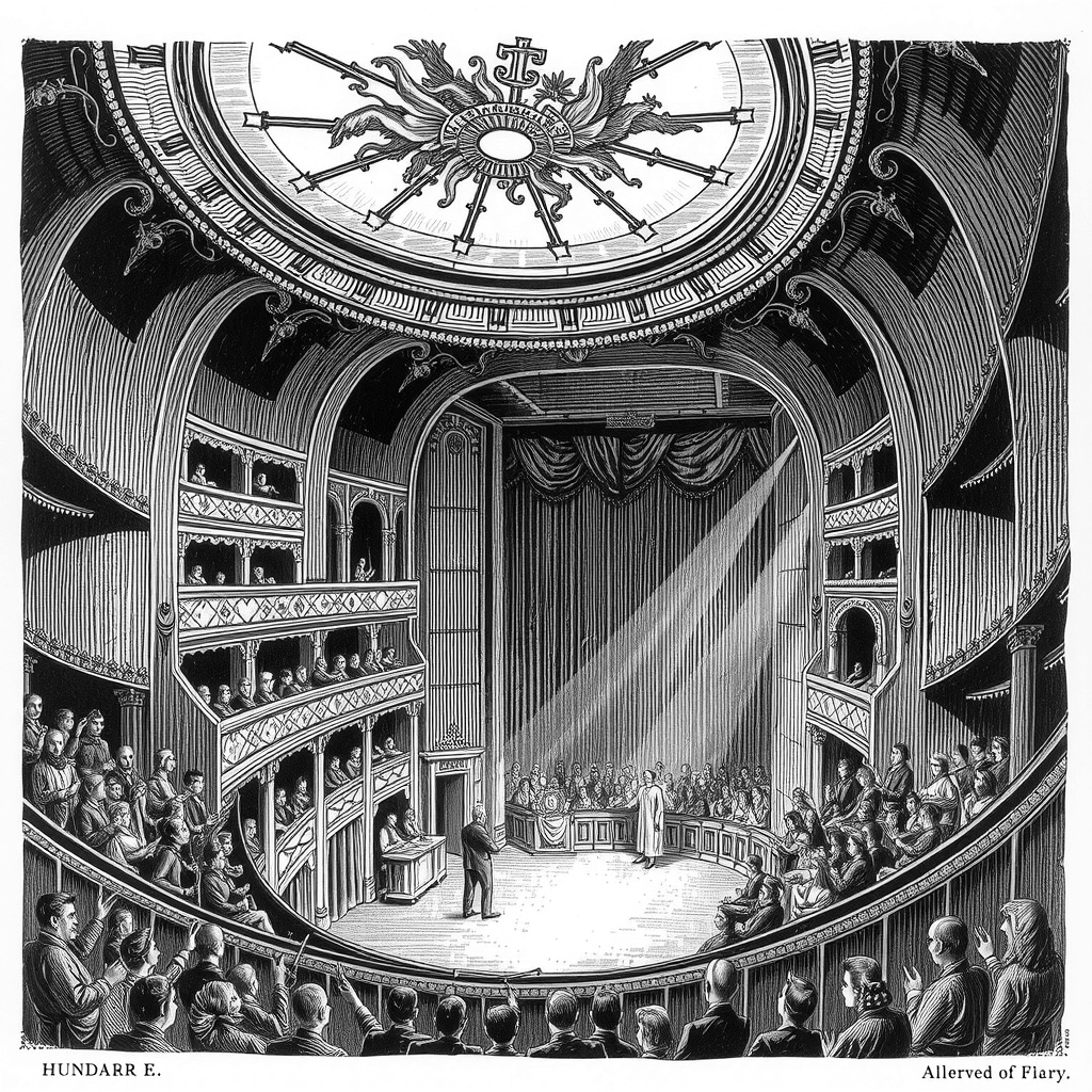 ornate theater stage interior