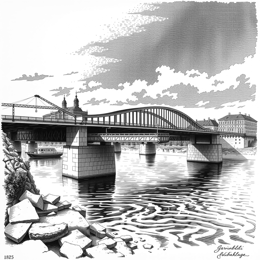 Garibaldi Bridge under renovation