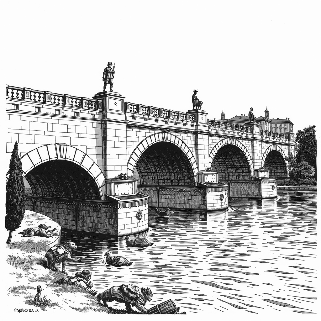 Garibaldi Bridge over river