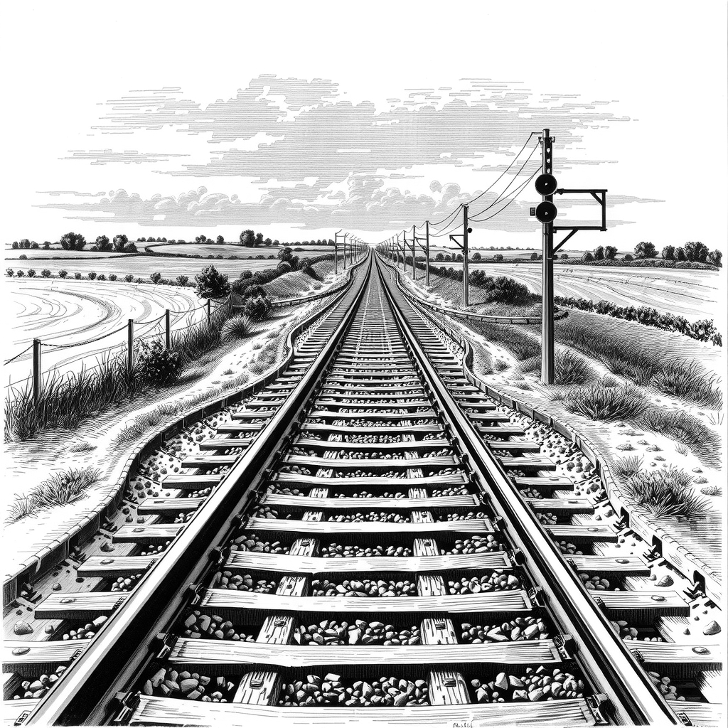 railway line perspective