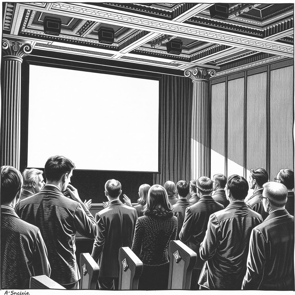 tech conference venue interior