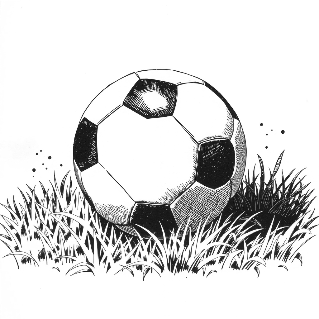 soccer ball on field
