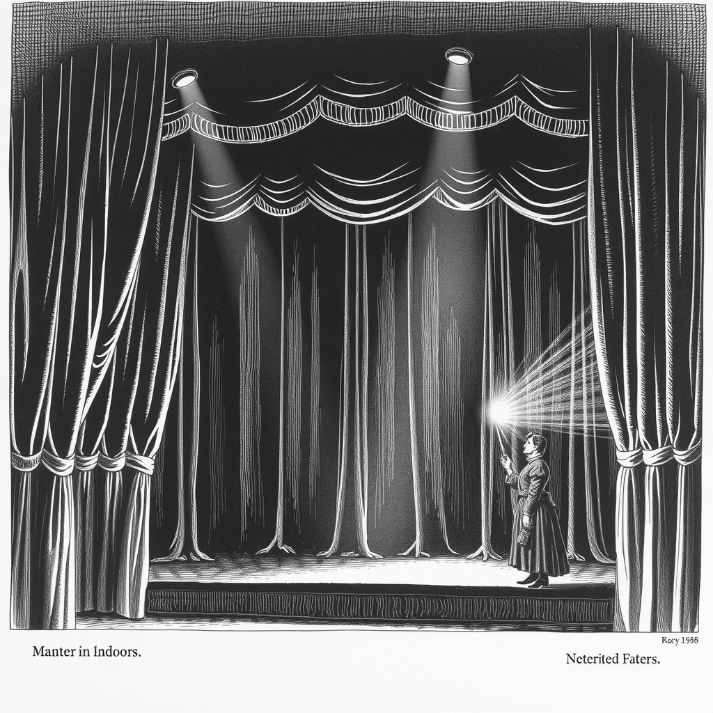 empty theatre stage