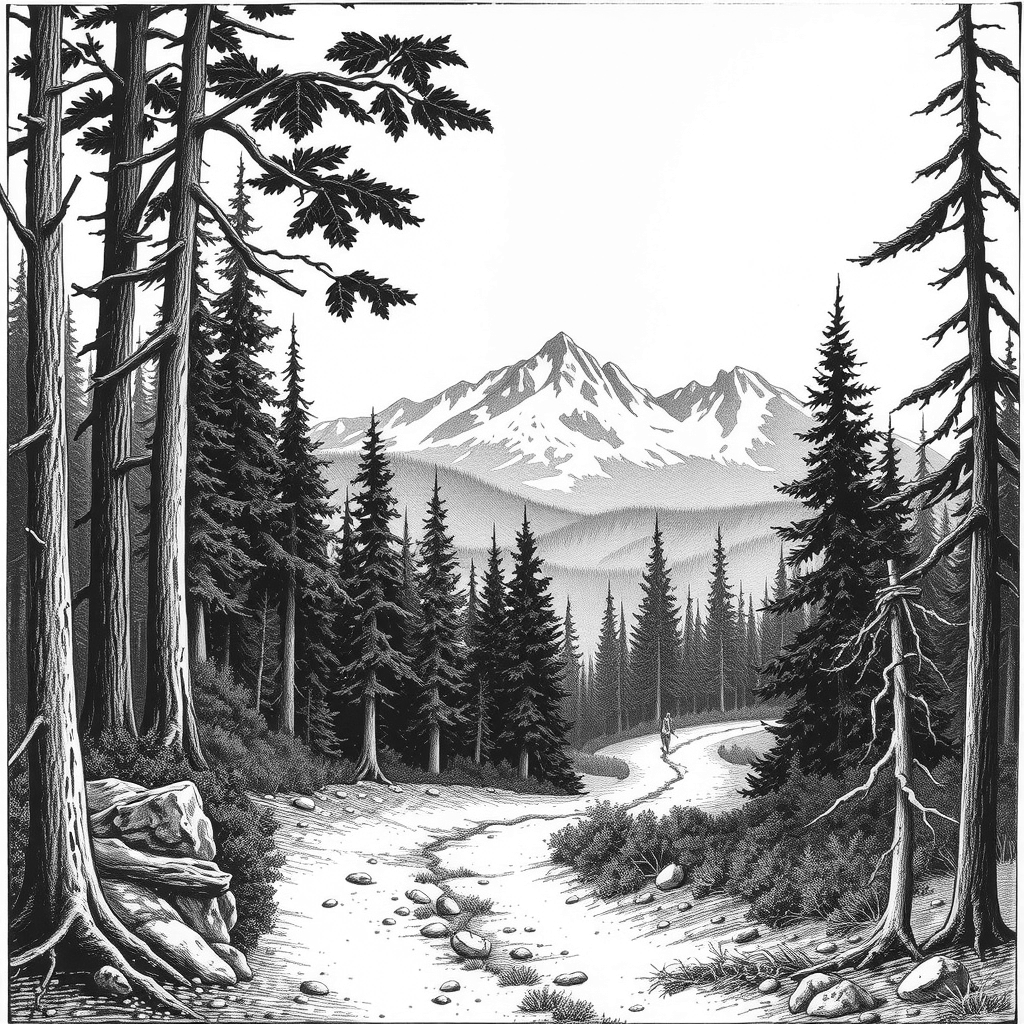 mountain trail path