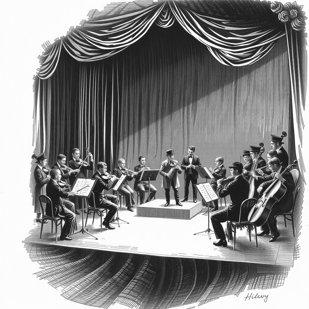 orchestra performing