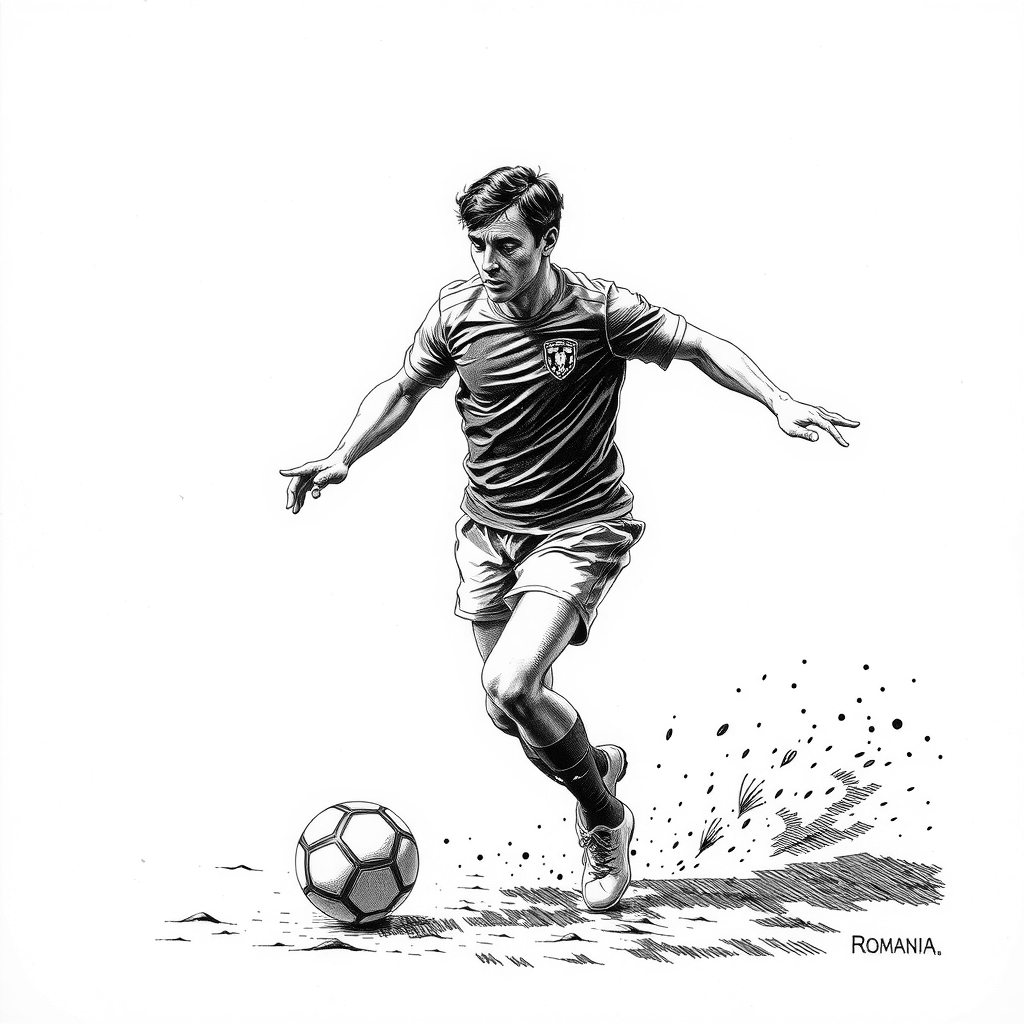 footballer in uniform