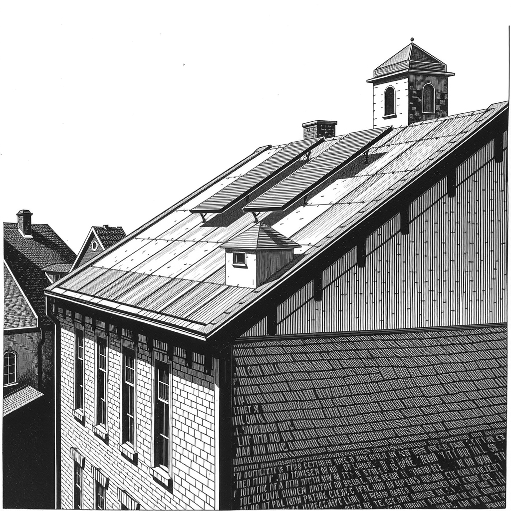 photovoltaic panels on a medical facility