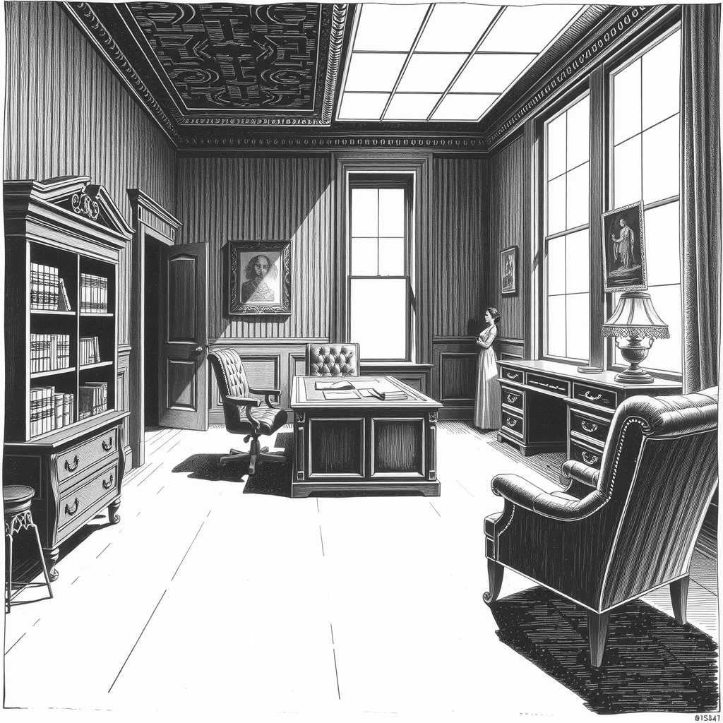 law office workspace