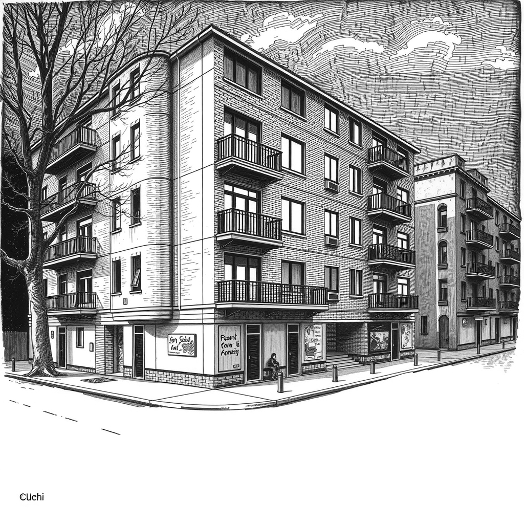 contemporary residential building