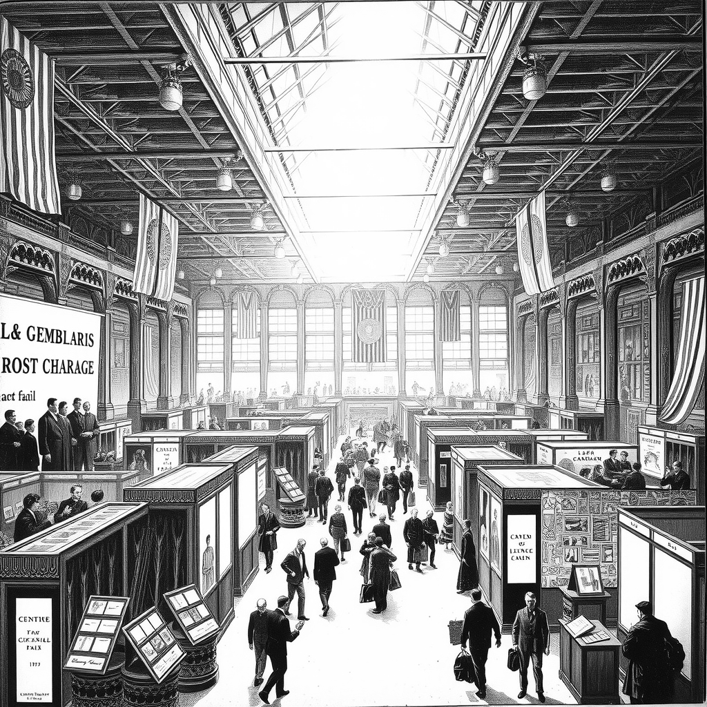 an expo hall interior