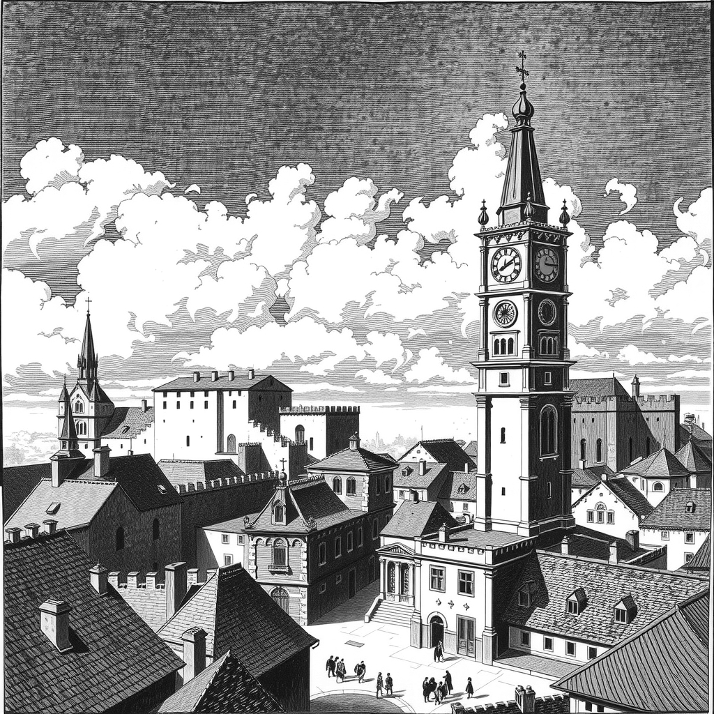 the citadel and clock tower
